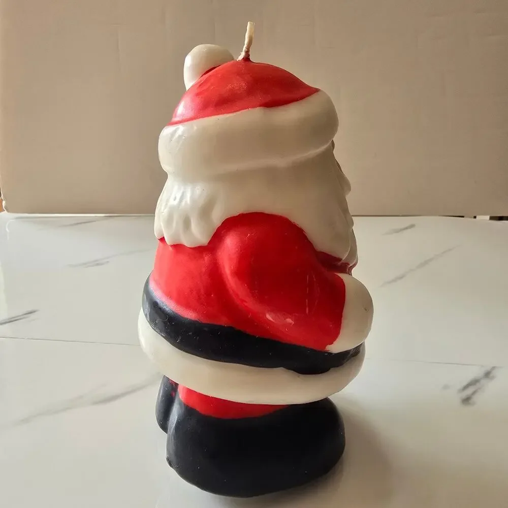 Vintage Made in Taiwan SANTA Musical Candle Unused New Christmas Decor Untested
